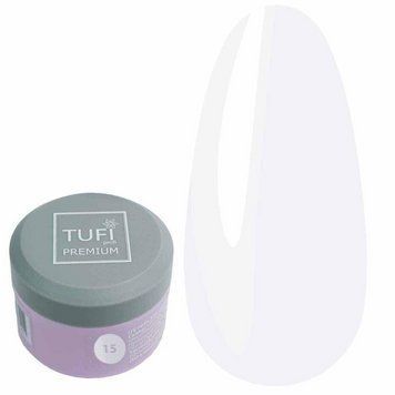 UV гель для наращивания TUFI profi PREMIUM Builder Gel 15 Clear 15 г 283886 фото