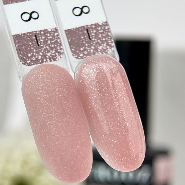База для ногтей с шиммером Crooz Shimmer Base №8, 8мл N21675 фото