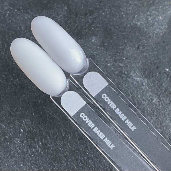 Камуфлююча нюдова база для нігтів NAILSOFTHEDAY Milk - ніжно-молочна, 30 мл 18711 фото