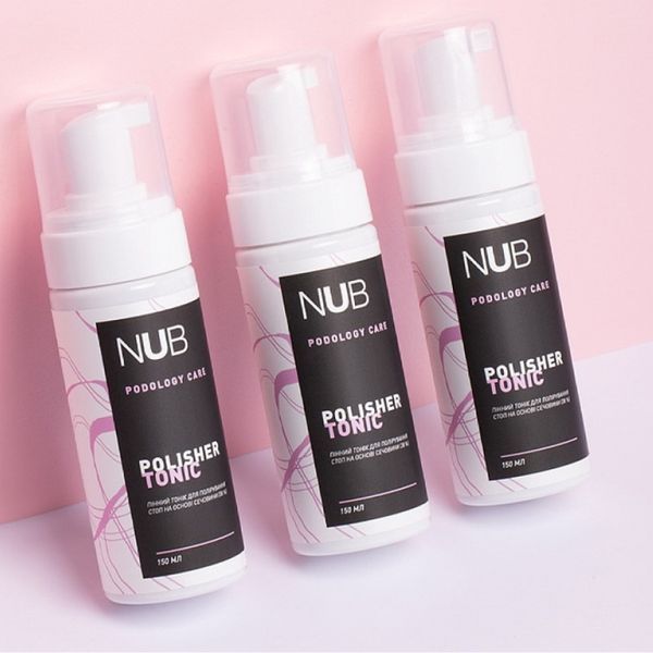 NUB Пінний тонік для полірування стоп на основі сечовини Podology Care Polisher Tonic, 150 мл 900426 фото
