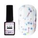 База для нігтів Kira Nails Lollypop Base №002 (білий з різнокольоровими пластівцями), 6 мл N8830002 фото 1