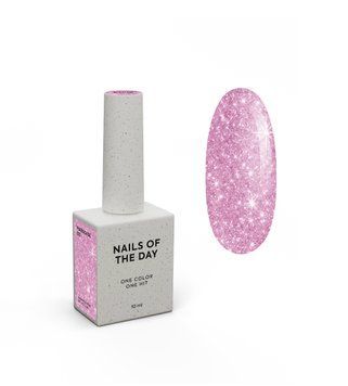 Гель-лак для ногтей NAILSOFTHEDAY Paradise 03 ярко-розовый гель-лак для ногтей,перекрывающий в один слой, 10мл 2069542 фото