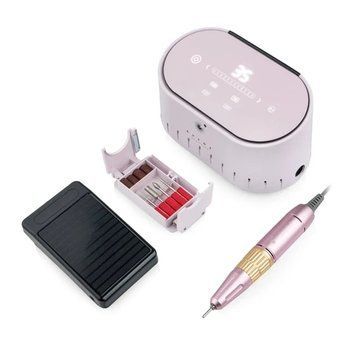Фрезер для маникюра Bucos Nail Drill X3 PRO LIGHT PINK 65 Ватт, 35 000 об./мин. LP567 фото