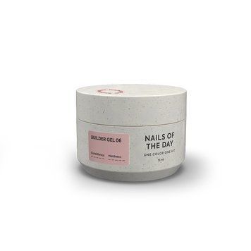NAILSOFTHEDAY Builder Gel 06 &ndash; светло-коричневый гель для наращивания ногтей, 15 мл 482366 фото