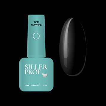 Топ для нігтів Top No Wipe Siller Professional, 15мл N013817 фото