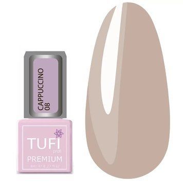Гель-лак TUFI profi CAPPUCCINO 08 Нюдовый 8 мл 0102590 фото