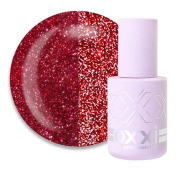 Гель-лак Oxxi Professional Disco Boom 010 рубиновый светоотражающий, 10 мл DB010 фото