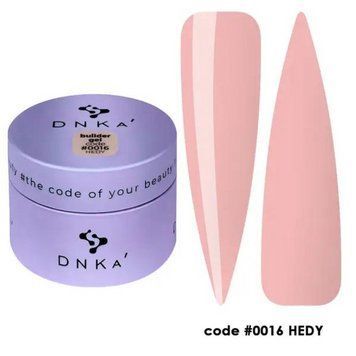 Гель для наращивания ногтей DNKa' Builder Gel #0016 Hedy, 30 мл BGD0016 фото