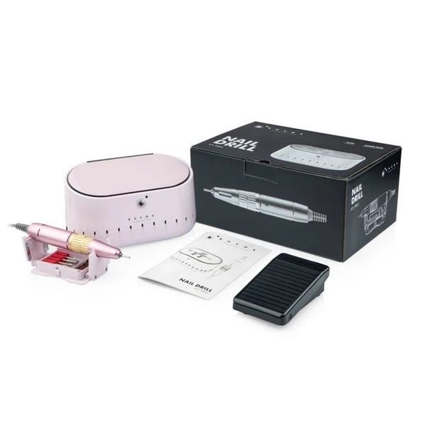 Фрезер для манікюру Bucos Nail Drill X3 PRO LIGHT PINK 65 Ватт, 35 000 об/хв. LP567 фото