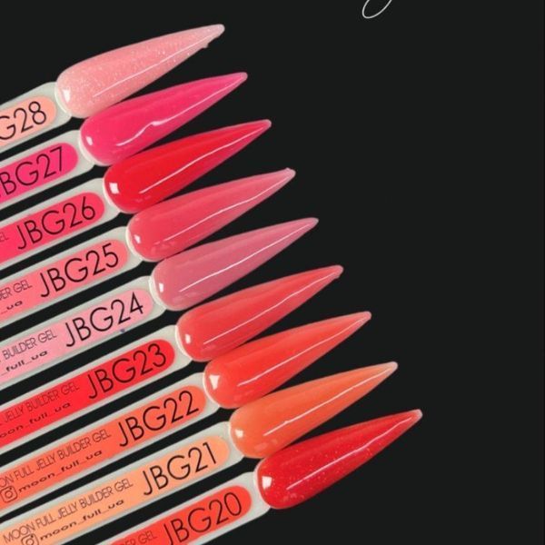 Гель-желе для нарощування нігтів Moon Full Jelly Builder Gel №JBG 30, 30 мл N5987330 фото