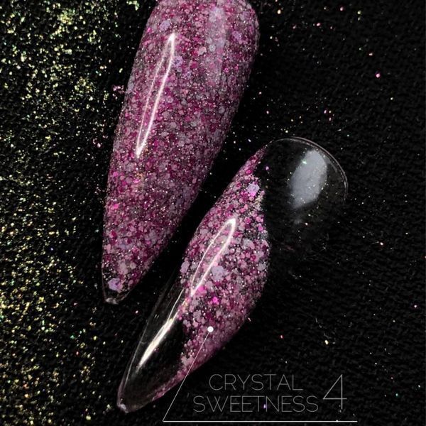 Світловідбиваючий гель лак Crooz Crystal Sweetness № 04 67678 фото