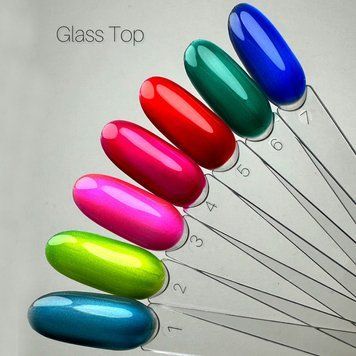 SAGA professional Витражный топ для ногтей без липкого слоя GLASS 06, 9 мл 63976 фото
