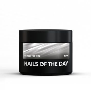 NAILSOFTHEDAY Glossy top wipe &ndash; глянцевий топ для нігтів з липким шаром, без уф-фільтрів, 30 мл 482886 фото