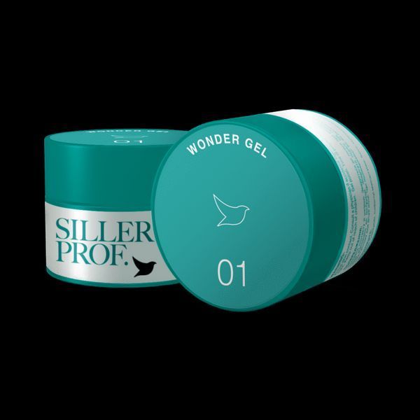Гель для нарощування Siller Wonder Gel CLEAR №1 прозорий, 30мл 584993 фото