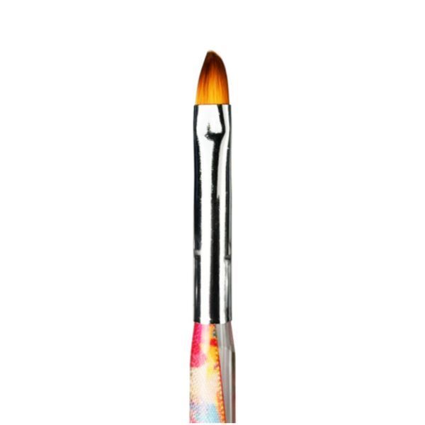 Кисть для геля овал MART "OVAL" №8 (разноцветный) N885705 фото