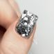 Гель для дизайна Lukum Blaze Gel №01 Silver глянцевый с медными блестками без липкого слоя, 5 мл N09518 фото 3