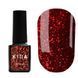 Гель-лак Red Hot Peppers Kira Nails 001, 6 мл (рубіновий з яскраво-червоними блискітками) N01140 фото 1