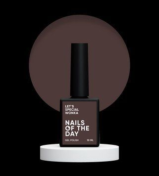 NAILSOFTHEDAY Let's special Wonka &ndash; пыльно-коричневый гель лак, перекрывающийся в один слой, 10 мл 3454357 фото