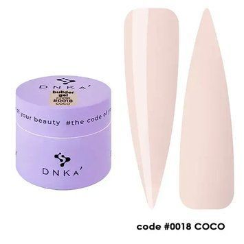 Гель для нарощування нігтів DNKa' Builder Gel #0018 Coco, 15 мл BGD18-15 фото