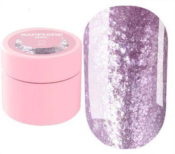 Гель блестки для дизайна LUNA Sapphire Gel №2 75389 фото