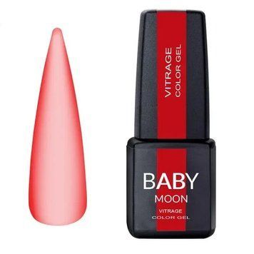 Гель-лак для ногтей Baby Moon Vitrage Color Gel №07 Клубничная дымка, 6 мл 40716 фото