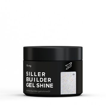 Гель для ногтей Siller Gel SHINE №01, 15 мл 4572178 фото