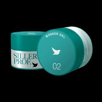 Гель для нарощування Siller Wonder Gel WHITE №2 білий, 30мл 584991 фото