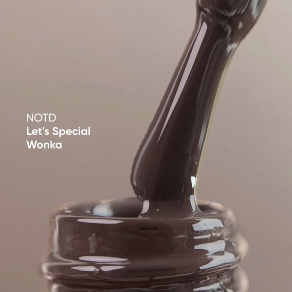 NAILSOFTHEDAY Let&rsquo;s special Wonka &mdash; пильно&mdash;коричневий гель лак, що перекривається в один шар, 10 мл 3454357 фото