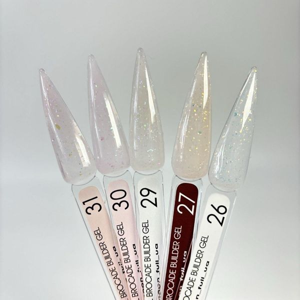 Уценка! Гель для наращивания ногтей Moon Full Brocade Builder Gel с талью №29, 30 мл W49324 фото