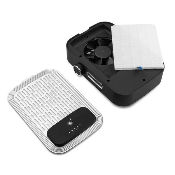 Вытяжка для маникюра с HEPA фильтром и аккумулятором BUCOS CYCLONE V3-B 100Вт BLACK L05219 фото