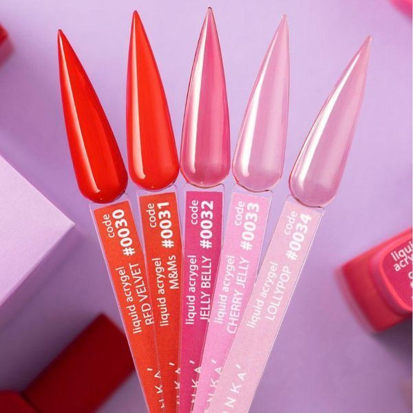 Рідкий акригель для нігтів DNKa&rsquo; Liquid Acrygel #0033 Cherry Jelly, 12 мл LAD0033 фото