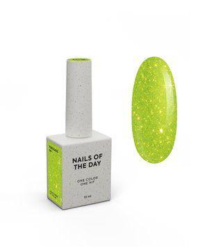 Гель-лак для ногтей NAILSOFTHEDAY Paradise 06 &mdash; неоново-желтый, перекрывающий в один слой, 10 мл 2069545 фото