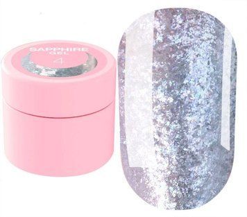 Гель блестки для дизайна LUNA Sapphire Gel №4 75390 фото