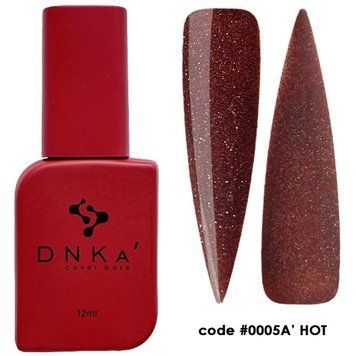 Камуфлююча база для нігтів DNKa&rsquo; Cover Base 05A&rsquo; Hot, 12 мл DNKA0005A фото
