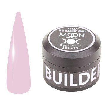 Гель-желе для нарощування нігтів Moon Full Jelly Builder Gel №JBG 33, 30 мл N5987333 фото