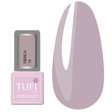 Гель-лак TUFI profi PREMIUM French 19 запорошена троянда 8мл 0283791 фото