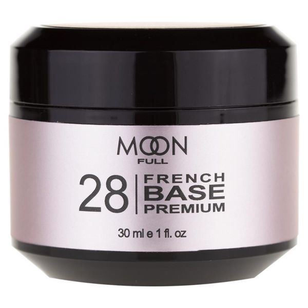 База для ногтей MOON FULL Baza French Premium №28 нежно-сиреневый, 30 мл N04520 фото