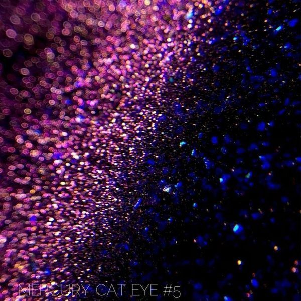 Гель-лак Crooz Cat Eye Mercury - котяче око з частинками поталі №05, 8 мл N8938505 фото