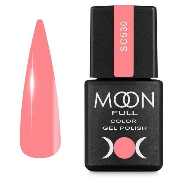 Гель-лак MOON FULL color Gel polish SC 530 рожевий, 8 мл N545530 фото
