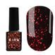 Гель-лак Red Hot Peppers Kira Nails 003, 6 мл (винний з карміновими блискітками) N01142 фото 1