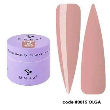 Гель для нарощування нігтів DNKa' Builder Gel 15 Olga, 15 мл BGD15-15 фото