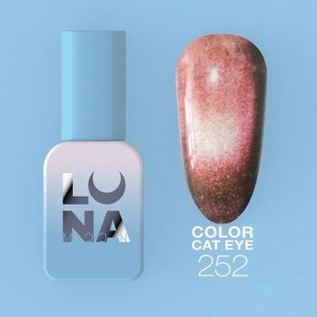 Гель-лак для ногтей LUNA COLOR Cat Eye №252, 13 мл 74252 фото