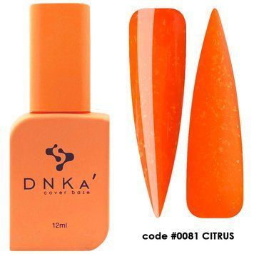Камуфлирующая база для ногтей DNKa' Cover Base 081 Citrus, 12 мл DNKA0081 фото