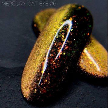 Гель-лак Crooz Cat Eye Mercury - кошачий глаз с частичками потали №06, 8 мл N8938506 фото