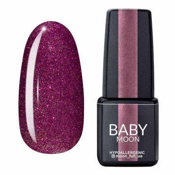 Гель-лак Baby Moon Full Dance Diamond №013 бордово-рожевий шиммерний, 6мл. 775201 фото