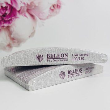 Пилка для ногтей BELEON 100/150 упаковка (25 шт) N06026 фото