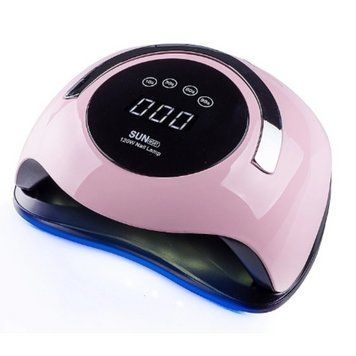 Лампа SUN BQ - 5T Pink для сушки ногтей UV/LED 120 Вт с ручкой N898765 фото