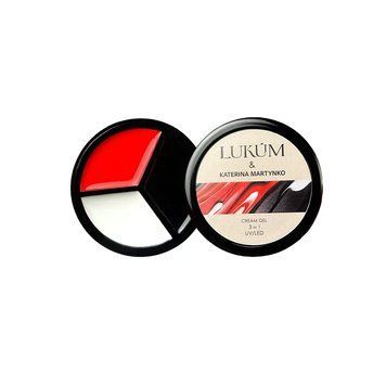 Гель-фарба Lukum Cream Gel 3 в 1 для дизайнів, 15 мл N09521 фото