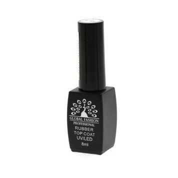 Каучуковый Топ для гель-лака GLOBAL FASHION с витаминами Black Elite, 8 мл 8266 фото