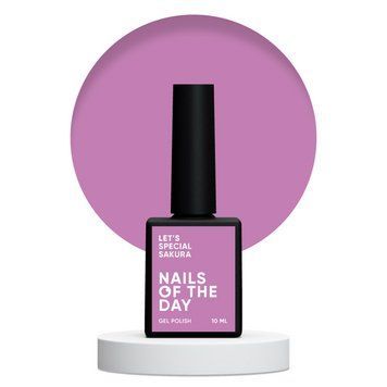NAILSOFTHEDAY Let's special Sakura &mdash; особый фиолетово-пастельный/бледно-фиолетовый гель лак для ногтей, перекр 48204155 фото